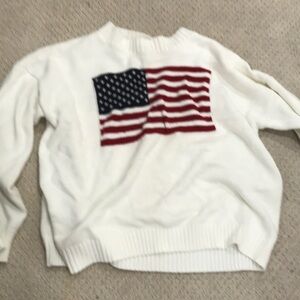 American Flag Sweater
